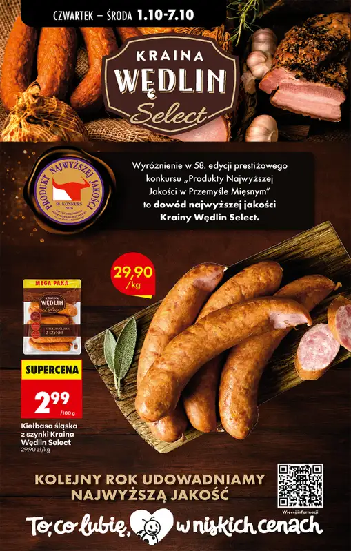 Biedronka - gazetka promocyjna Od czwartku, Z ladą tradycyjną od czwartku 01.10 do środy 07.10 - strona 36