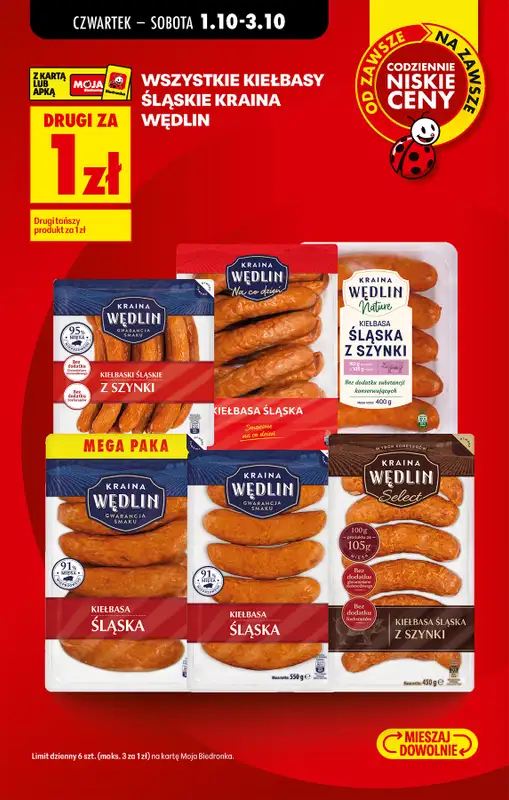 Biedronka - gazetka promocyjna Od czwartku, Z ladą tradycyjną od czwartku 01.10 do środy 07.10 - strona 5