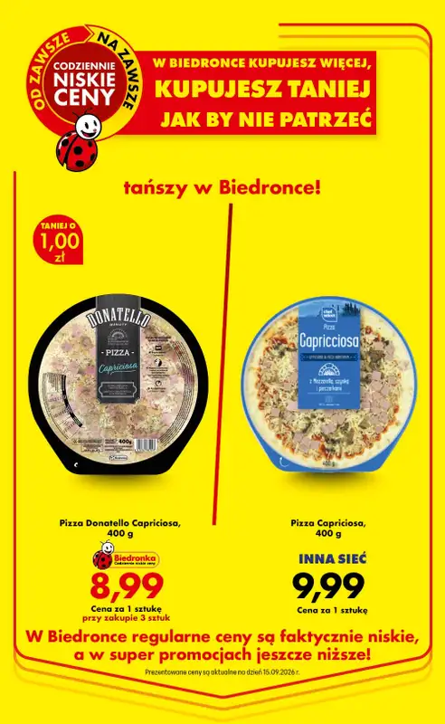 Biedronka - gazetka promocyjna Od czwartku, Z ladą tradycyjną od czwartku 01.10 do środy 07.10 - strona 85