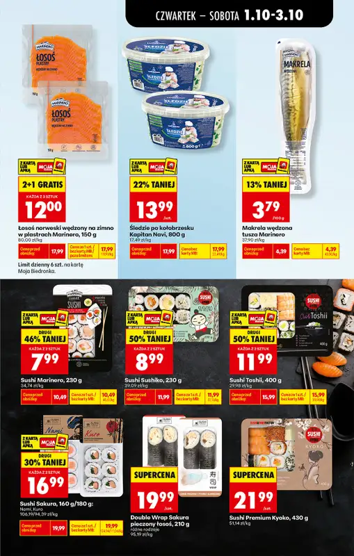 Biedronka - gazetka promocyjna Od czwartku, Z ladą tradycyjną od czwartku 01.10 do środy 07.10 - strona 33