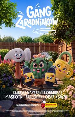 Biedronka - gazetka promocyjna Gang zaradniaków od poniedziałku 28.09 do soboty 03.10