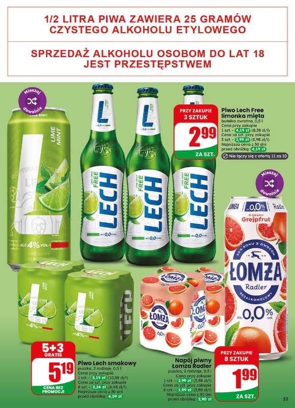 Dino - gazetka promocyjna Gazetka 40 / 2026 od środy 30.09 do wtorku 06.10 - strona 53