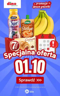 Dino - gazetka promocyjna Specjalna oferta na 01.10.2026 - promocje spoza gazetki od czwartku 01.10 do czwartku 01.10