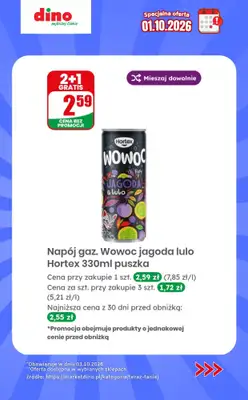 Dino - gazetka promocyjna Specjalna oferta na 01.10.2026 - promocje spoza gazetki od czwartku 01.10 do czwartku 01.10 - strona 8
