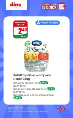 Dino - gazetka promocyjna Specjalna oferta na 01.10.2026 - promocje spoza gazetki od czwartku 01.10 do czwartku 01.10 - strona 9