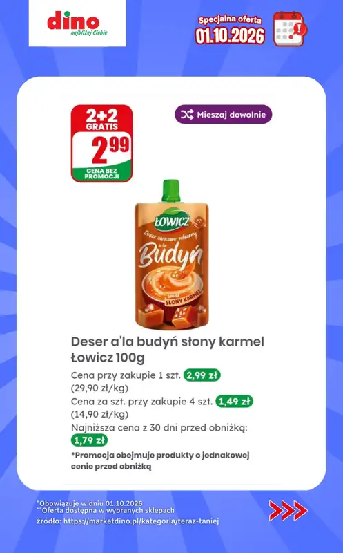 Dino - gazetka promocyjna Specjalna oferta na 01.10.2026 - promocje spoza gazetki od czwartku 01.10 do czwartku 01.10 - strona 7
