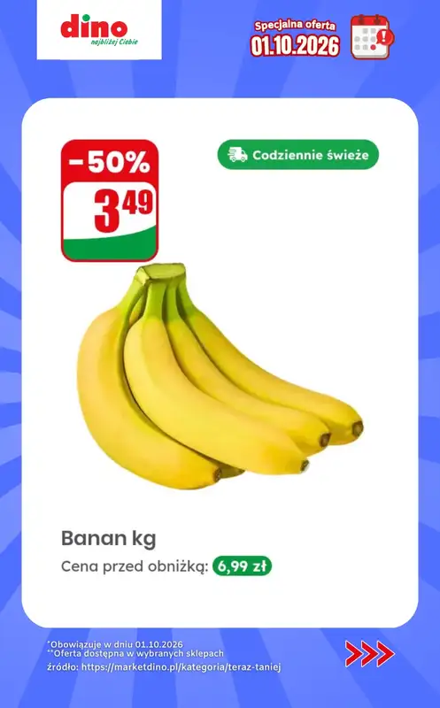 Dino - gazetka promocyjna Specjalna oferta na 01.10.2026 - promocje spoza gazetki od czwartku 01.10 do czwartku 01.10 - strona 4