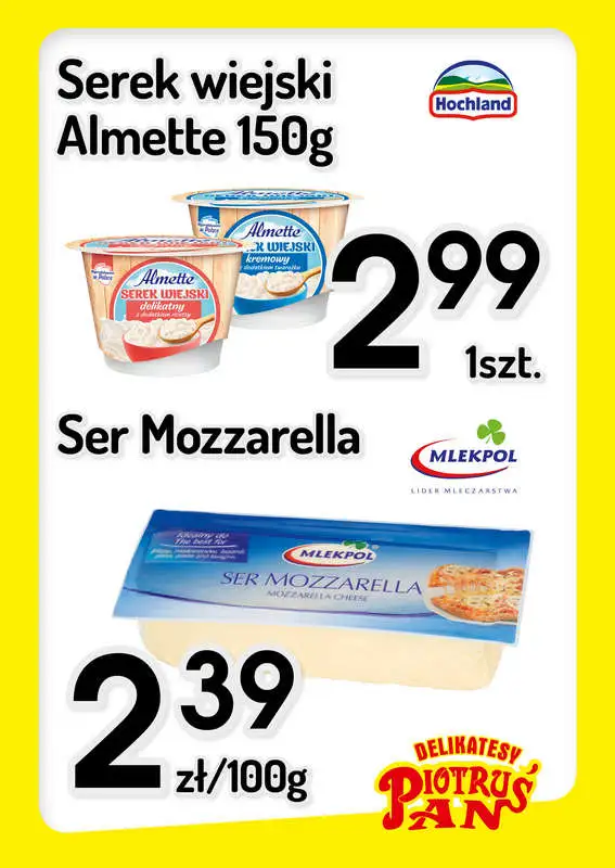 Delikatesy Piotruś Pan - gazetka promocyjna Plakaty promocyjne od czwartku 01.10 do środy 07.10 - strona 2