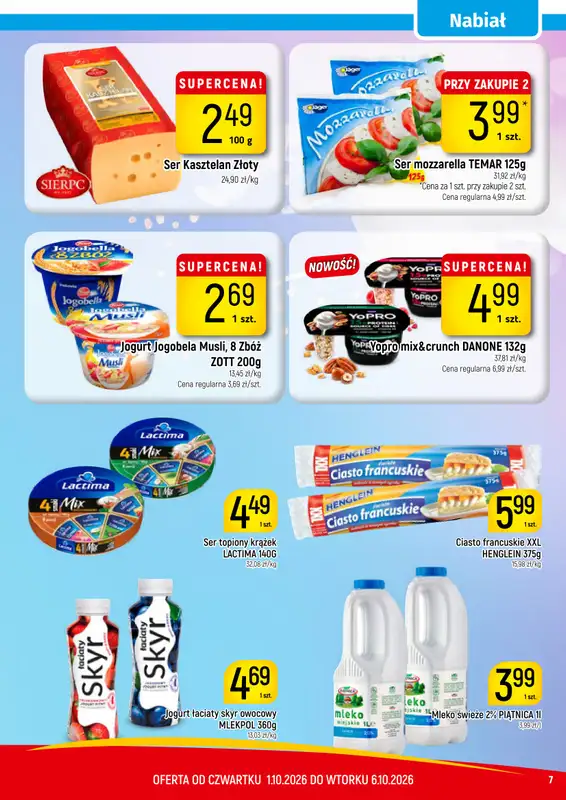 Delikatesy Piotruś Pan - gazetka promocyjna Gazetka od czwartku 01.10 do wtorku 06.10 - strona 7