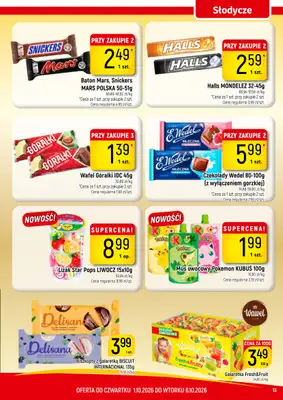 Delikatesy Piotruś Pan - gazetka promocyjna Gazetka od czwartku 01.10 do wtorku 06.10 - strona 13