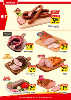 Delikatesy Piotruś Pan - gazetka promocyjna Gazetka od czwartku 01.10 do wtorku 06.10 - strona 4