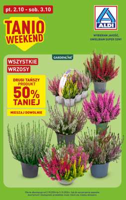 Aldi - gazetka promocyjna Wrzosy! od piątku 02.10 do soboty 03.10