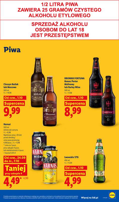 Lidl - gazetka promocyjna Oferta od czwartku od czwartku 01.10 do soboty 03.10 - strona 81