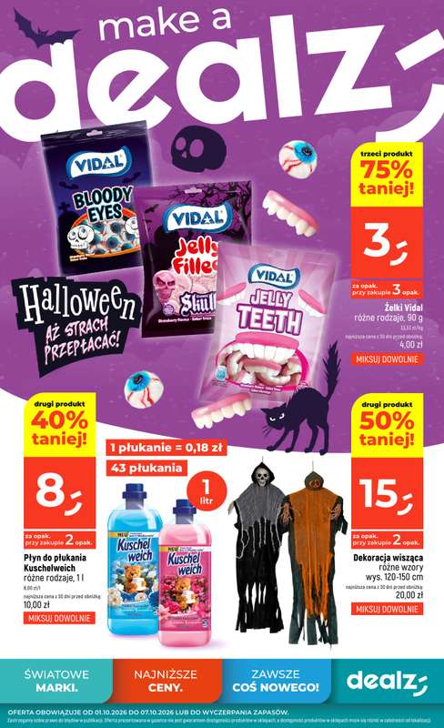 Dealz - gazetka promocyjna Make a Dealz! od czwartku 01.10 do środy 07.10