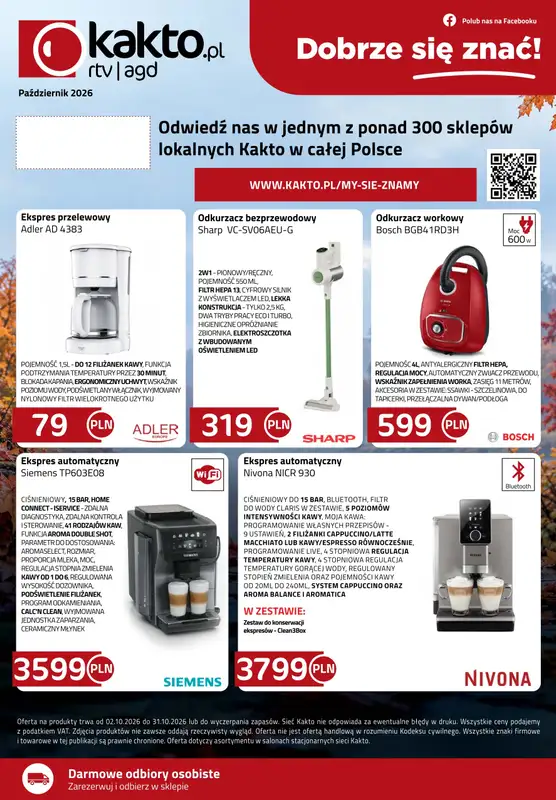 kakto.pl - gazetka promocyjna Gazetka od czwartku 01.10 do soboty 31.10 - strona 8