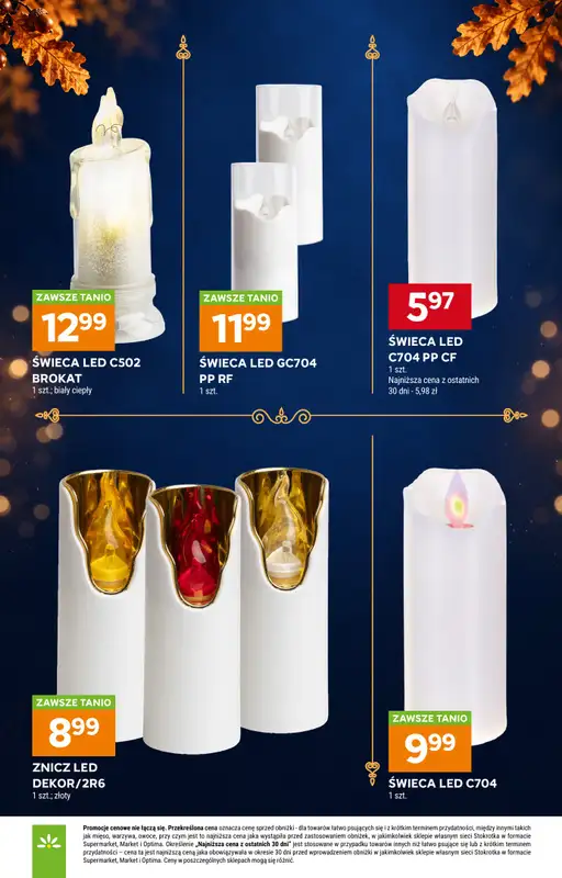 Stokrotka - gazetka promocyjna Katalog Znicze od czwartku 01.10 do środy 04.11 - strona 8