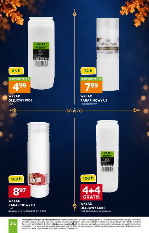 Stokrotka - gazetka promocyjna Katalog Znicze od czwartku 01.10 do środy 04.11 - strona 11