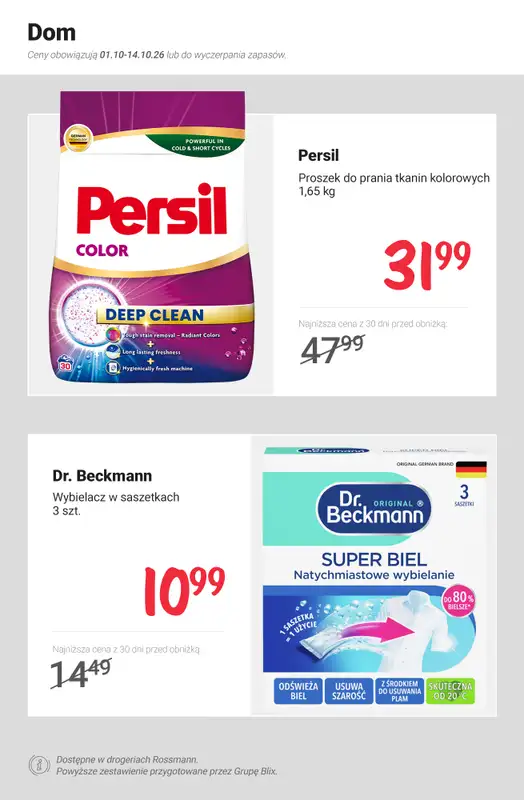 Rossmann - gazetka promocyjna Nowe MEGA promocje - od 1.10 od czwartku 01.10 do środy 14.10 - strona 12