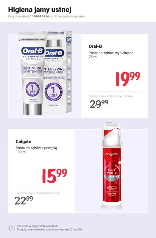 Rossmann - gazetka promocyjna Nowe MEGA promocje - od 1.10 od czwartku 01.10 do środy 14.10 - strona 10