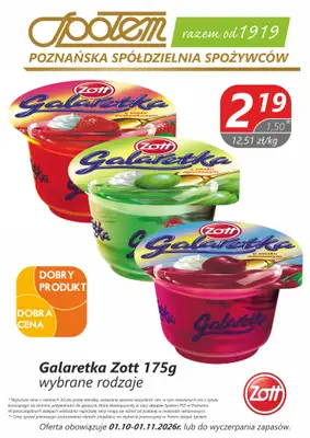 Społem - Blisko i Korzystnie - gazetka promocyjna Plakaty promocyjne PSS Poznań od czwartku 01.10 do niedzieli 01.11 - strona 5