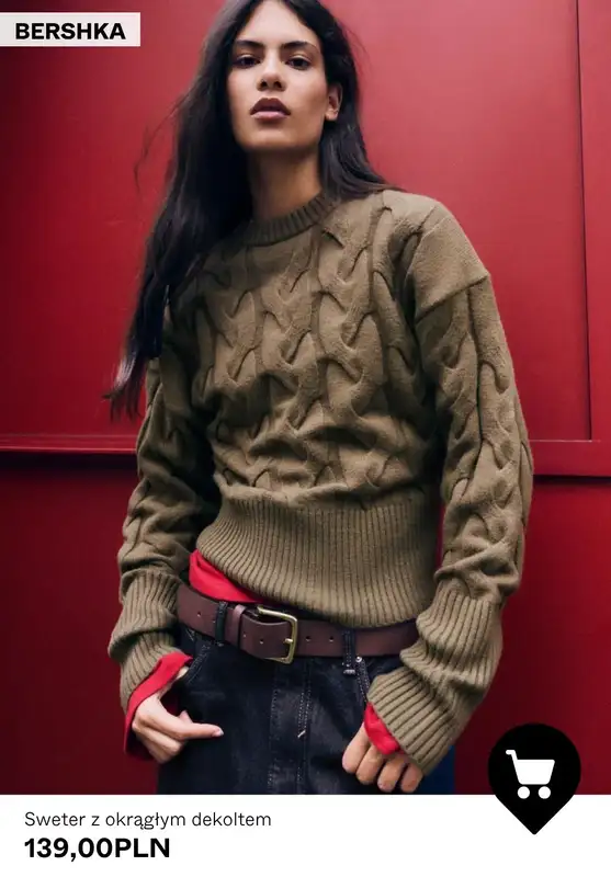 Bershka - gazetka promocyjna Swetry damskie od czwartku 01.10  - strona 7