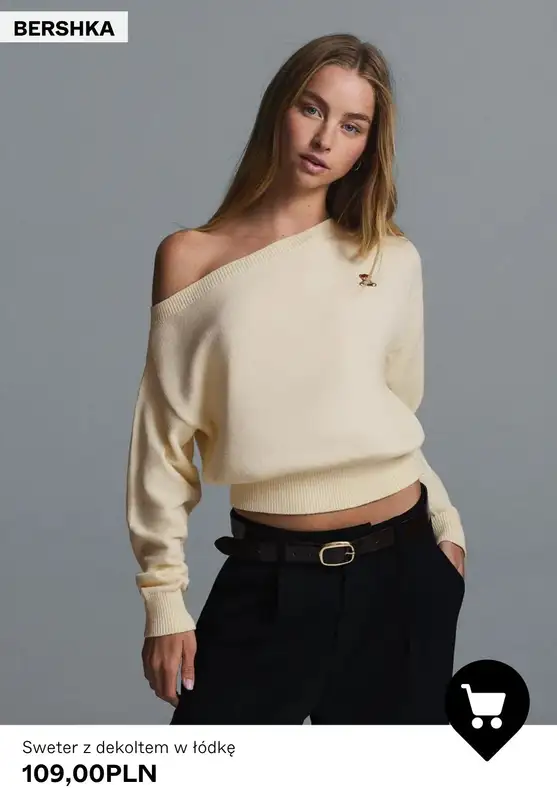 Bershka - gazetka promocyjna Swetry damskie od czwartku 01.10  - strona 10