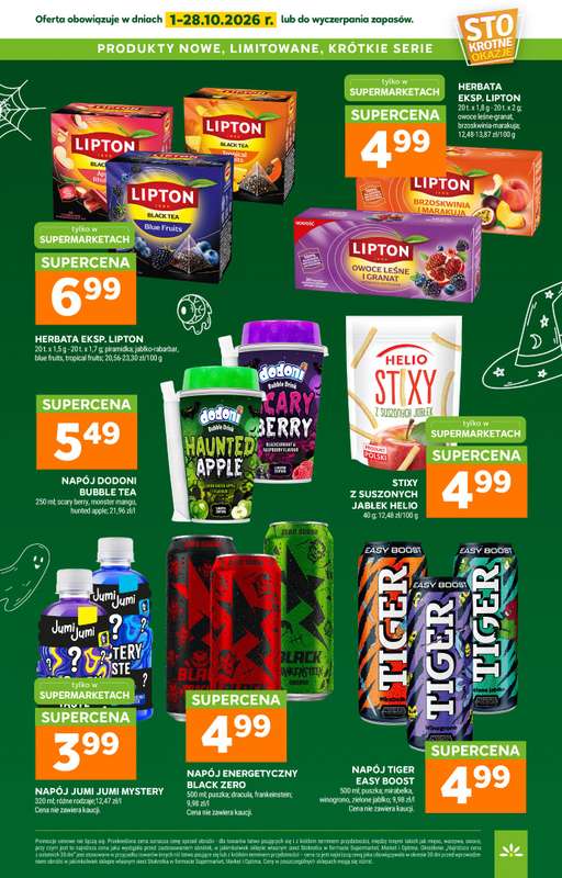 Stokrotka - gazetka promocyjna Stokrotne okazje od czwartku 01.10 do środy 28.10 - strona 4