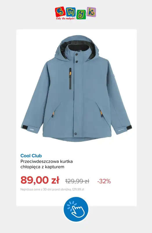 Smyk - gazetka promocyjna Kurtki przejściowe dla dzieci od czwartku 01.10  - strona 2