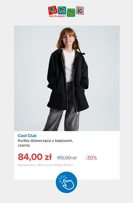 Smyk - gazetka promocyjna Kurtki przejściowe dla dzieci od czwartku 01.10  - strona 7