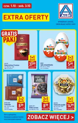 Aldi - gazetka promocyjna Extra oferty! Sprawdź! od czwartku 01.10 do soboty 03.10