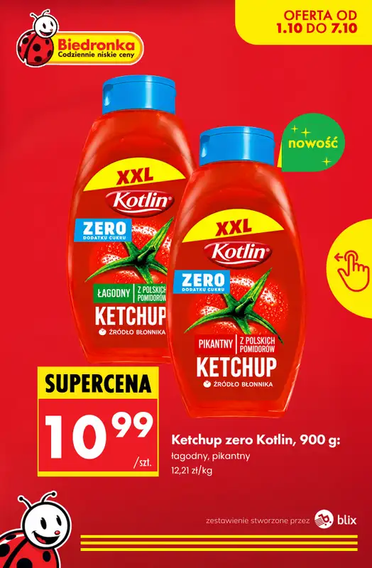 Biedronka - gazetka promocyjna Nowości w Biedronce! od czwartku 01.10 do soboty 03.10 - strona 7