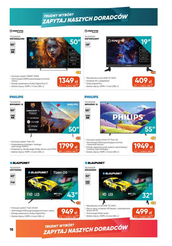 Max Elektro - gazetka promocyjna Gazetka od czwartku 01.10 do środy 28.10 - strona 10