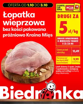 Biedronka - gazetka promocyjna Biedronkowe oszczędności od czwartku od czwartku 01.10 do soboty 03.10 - strona 8