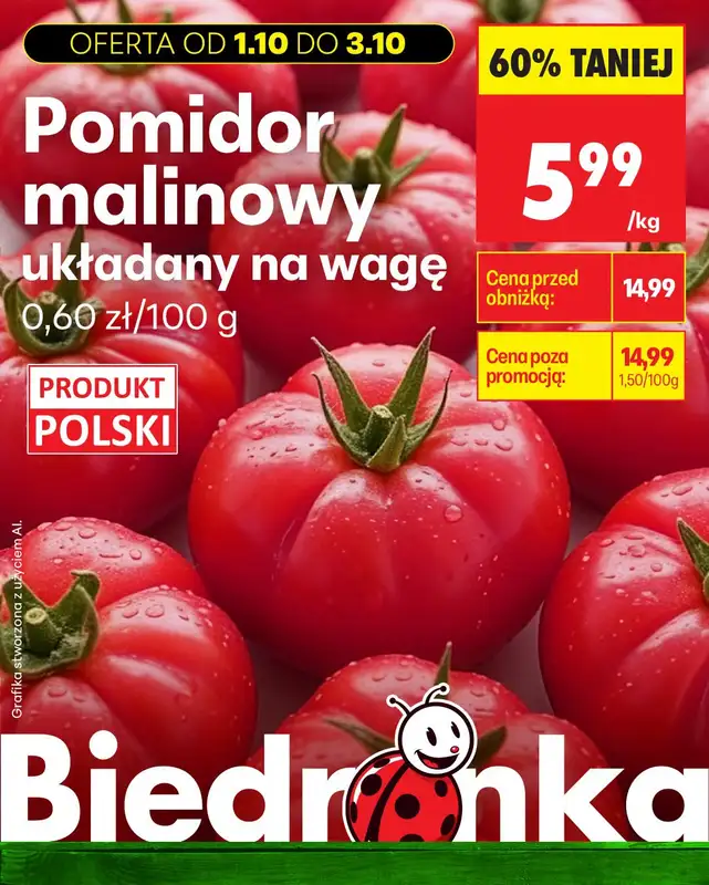 Biedronka - gazetka promocyjna Biedronkowe oszczędności od czwartku od czwartku 01.10 do soboty 03.10 - strona 4