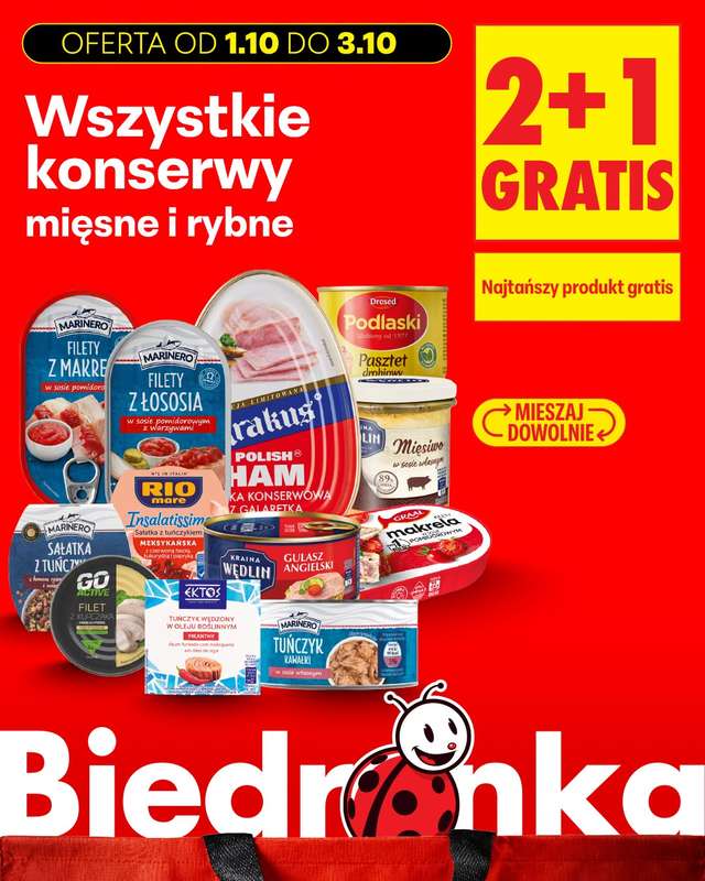 Biedronka - gazetka promocyjna Biedronkowe oszczędności od czwartku od czwartku 01.10 do soboty 03.10 - strona 14