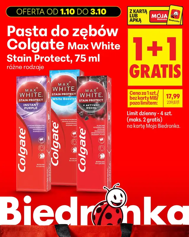 Biedronka - gazetka promocyjna Biedronkowe oszczędności od czwartku od czwartku 01.10 do soboty 03.10 - strona 17