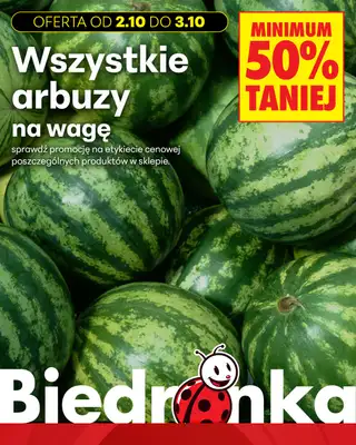 Biedronka - gazetka promocyjna Biedronkowe oszczędności od czwartku od czwartku 01.10 do soboty 03.10 - strona 5
