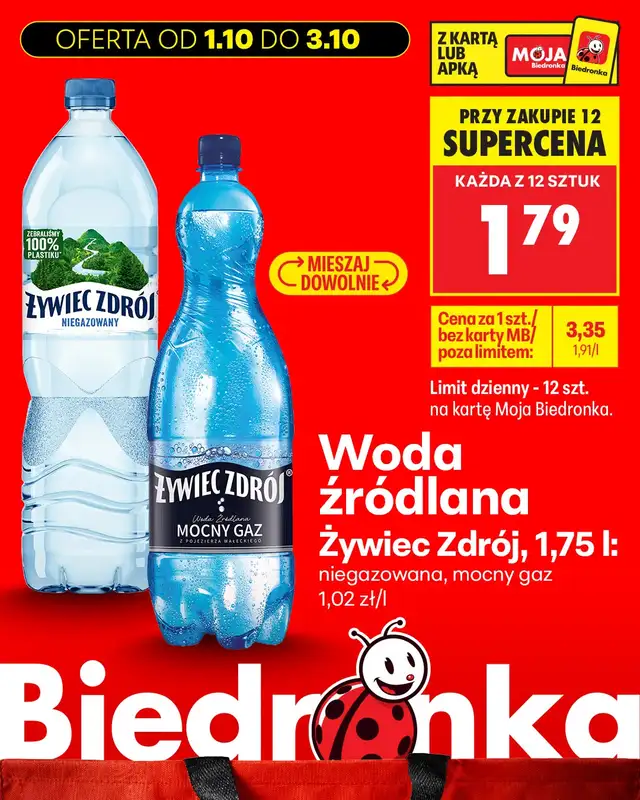 Biedronka - gazetka promocyjna Biedronkowe oszczędności od czwartku od czwartku 01.10 do soboty 03.10 - strona 15