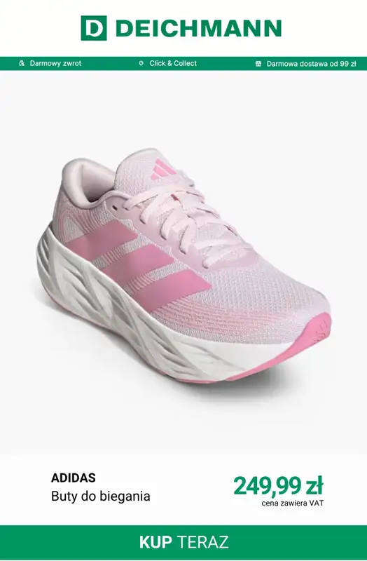 Deichmann - gazetka promocyjna Buty damskie Adidas od czwartku 01.10  - strona 11