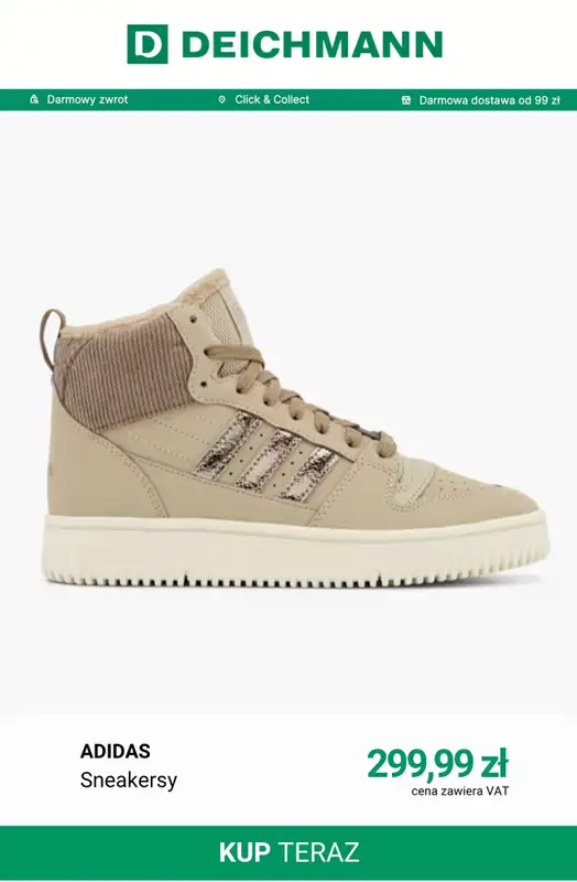 Deichmann - gazetka promocyjna Buty damskie Adidas od czwartku 01.10  - strona 13