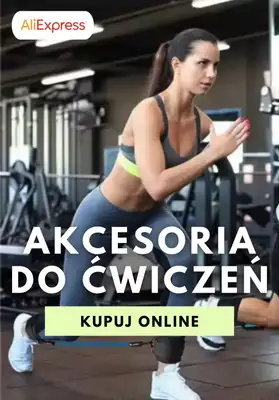 AliExpress - gazetka promocyjna Akcesoria do ćwiczeń od czwartku 01.10 