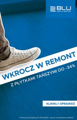 Blu Salony Łazienek - gazetka promocyjna Promocja miesięczna od czwartku 01.10 do soboty 31.10