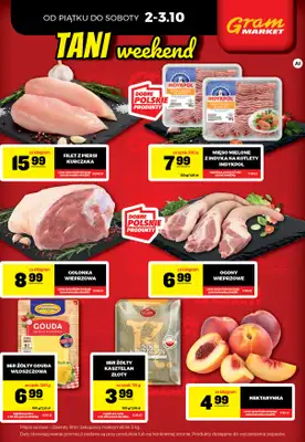 Gram Market - gazetka promocyjna Cały tydzień niskie ceny od piątku 02.10 do środy 07.10 - strona 2
