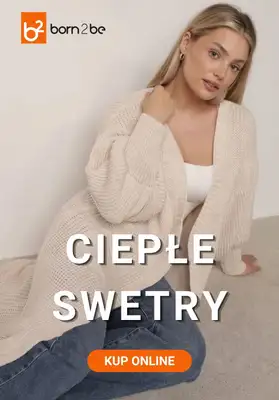 Born2be - gazetka promocyjna Ciepłe swetry na jesień od czwartku 01.10 do poniedziałku 12.10