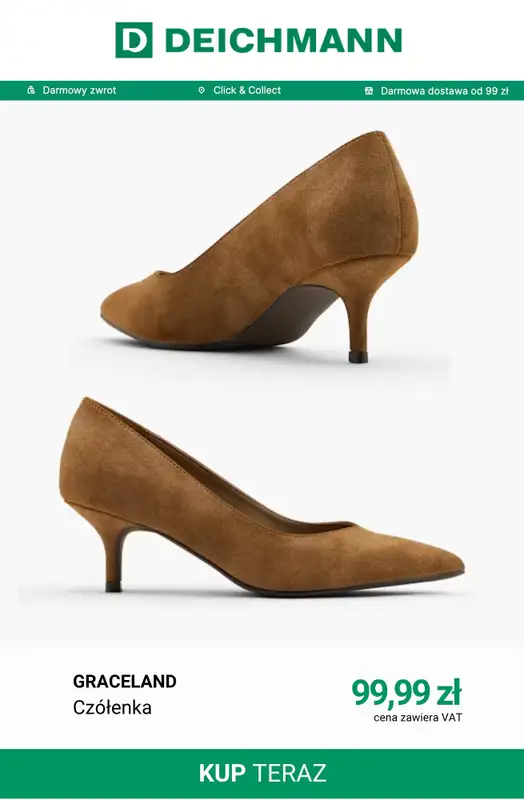 Deichmann - gazetka promocyjna Najlepsze ceny od piątku 02.10  - strona 5