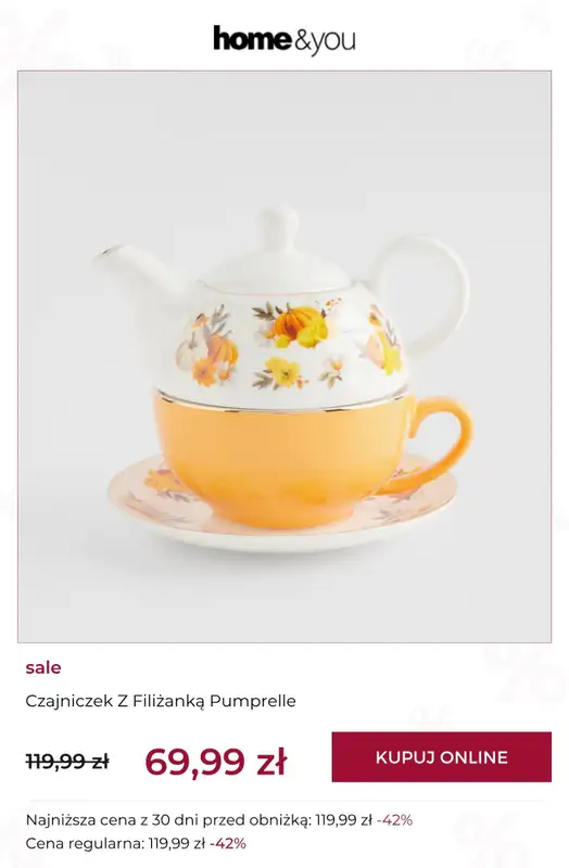 home&you - gazetka promocyjna SALE do -70% od czwartku 01.10 do czwartku 08.10 - strona 6