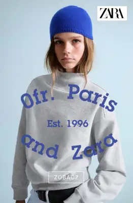 Zara - gazetka promocyjna Kolekcja 0FR. PARIS X ZARA od czwartku 01.10 