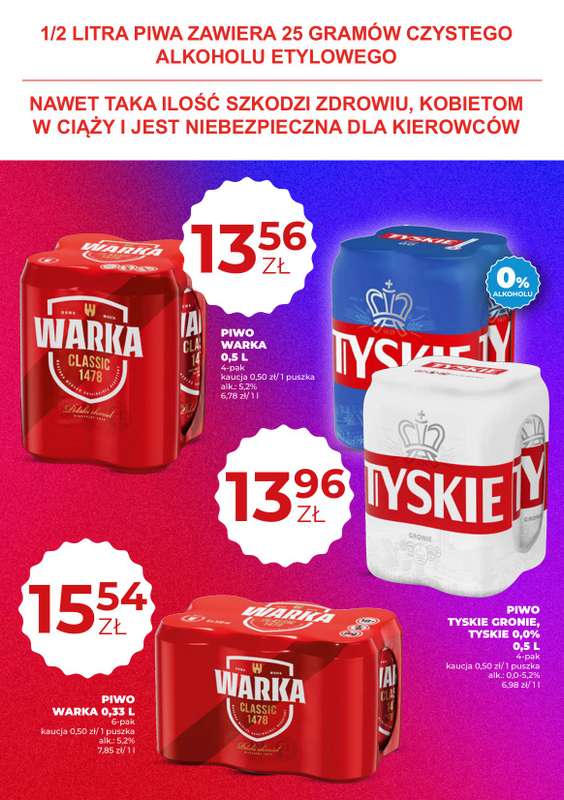 Duży Ben - gazetka promocyjna Gazetka piwna od czwartku 01.10 do środy 14.10 - strona 19