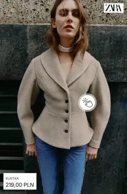 Zara - gazetka promocyjna Kurtki basic od piątku 02.10  - strona 5