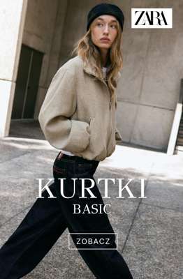 Zara - gazetka promocyjna Kurtki basic od piątku 02.10 